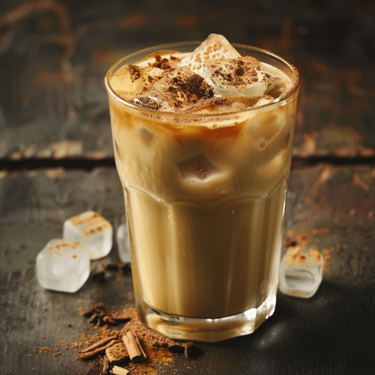 Iced Vanilla Cinnamon Coffee Recipe