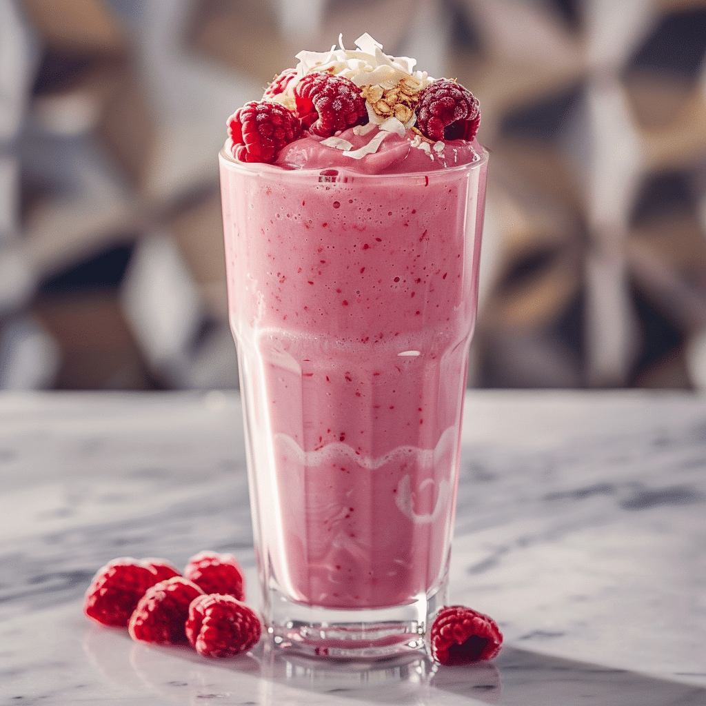 Raspberry Coconut Smoothie Recipe