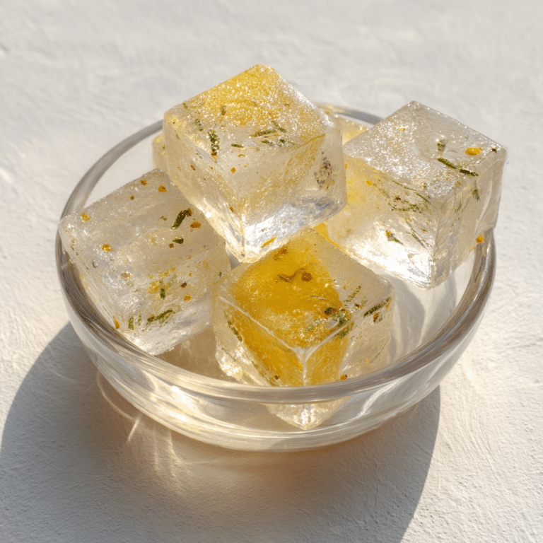 Frozen Lemonade Gummy Cubes Recipe