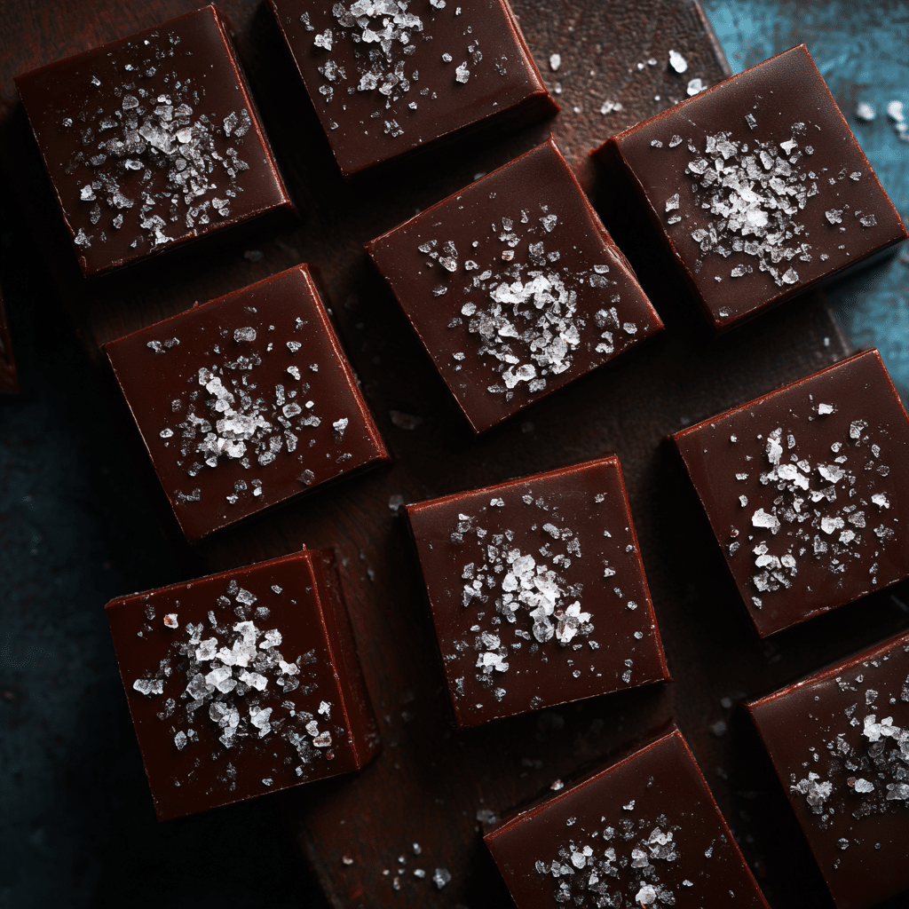 Dark Chocolate Square with Sea Salt Recipe - Recipe Image