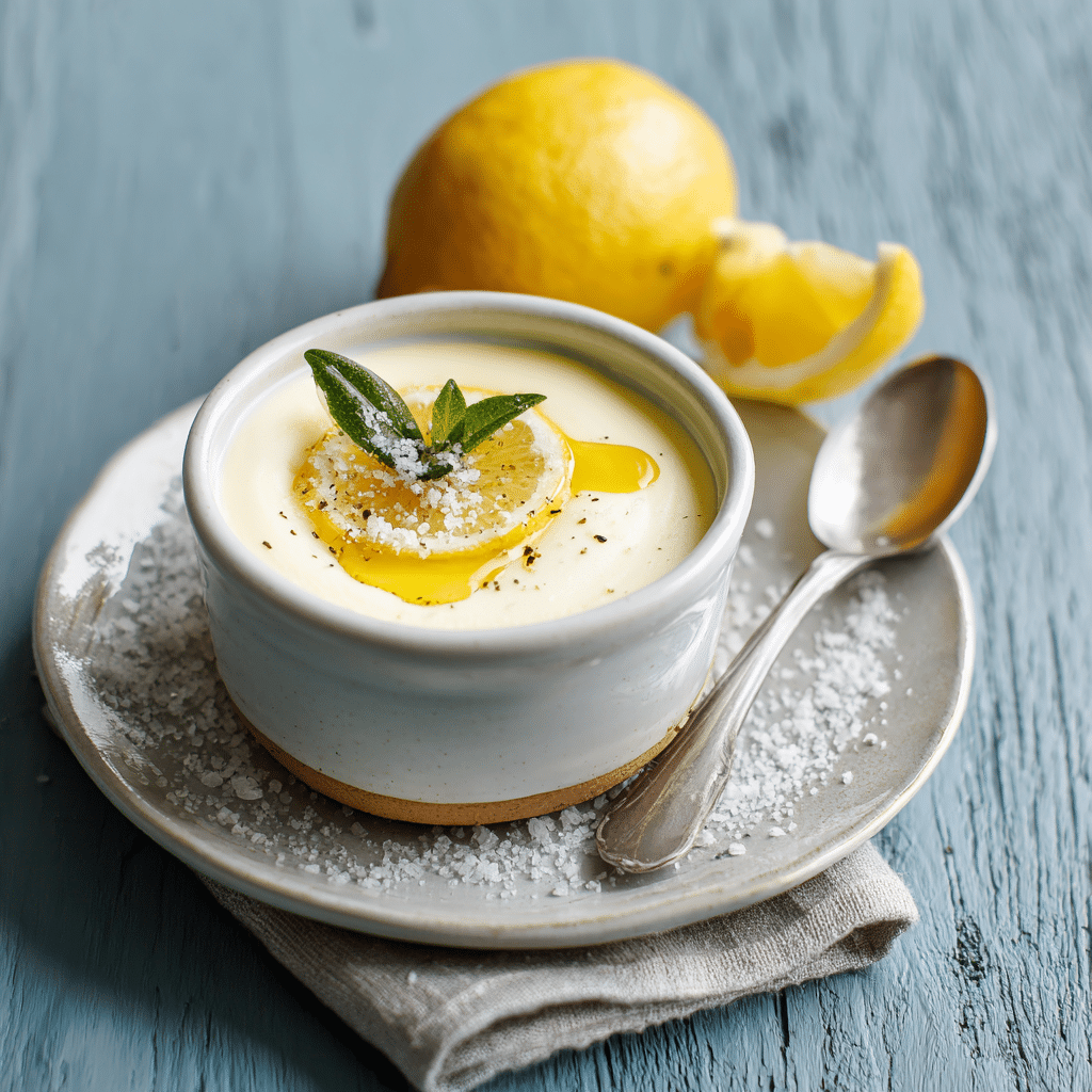 Lemon Cream with Olive Oil and Sea Salt Recipe - Recipe Image