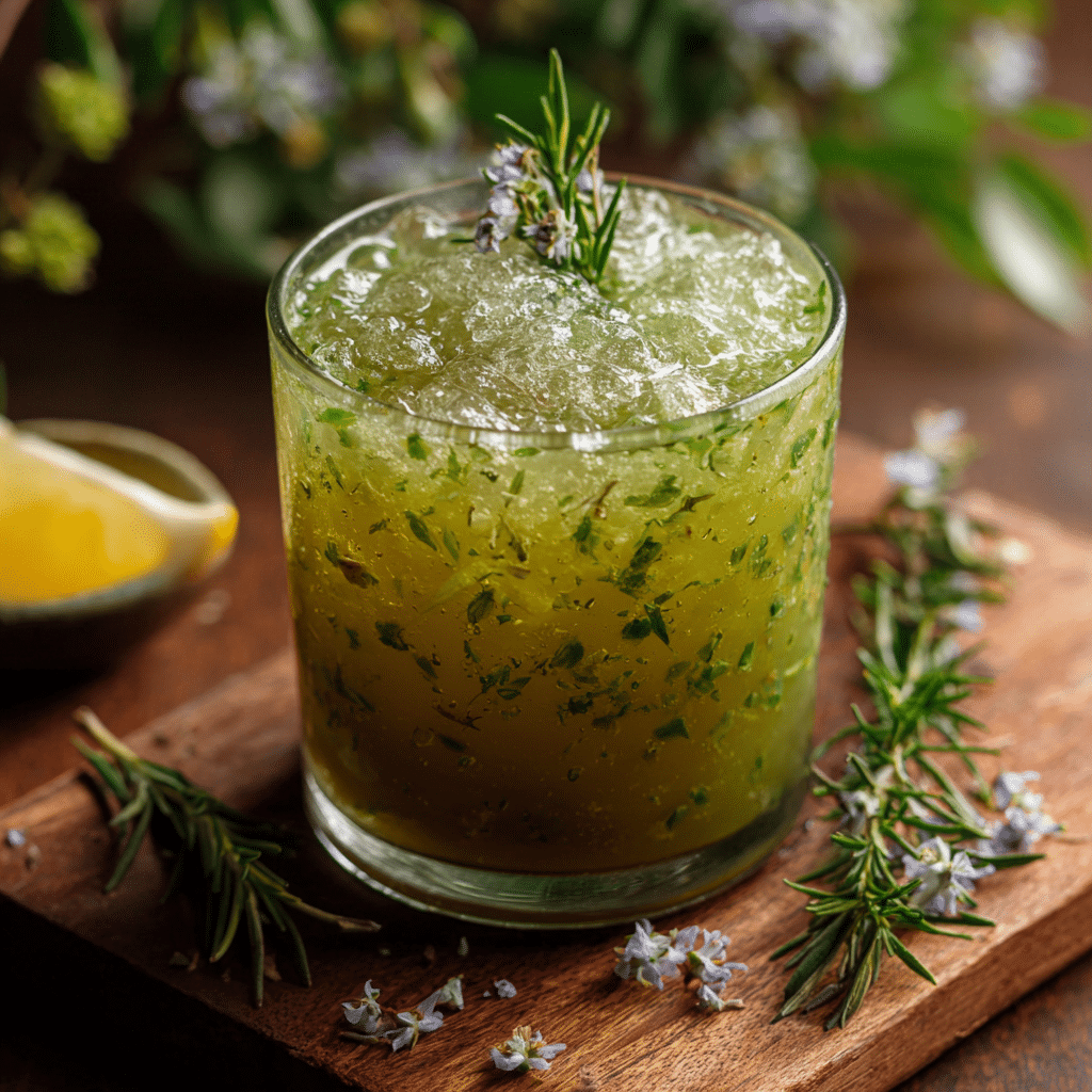 Iced Herb Broth (Chilled Savory Drink) Recipe - Recipe Image