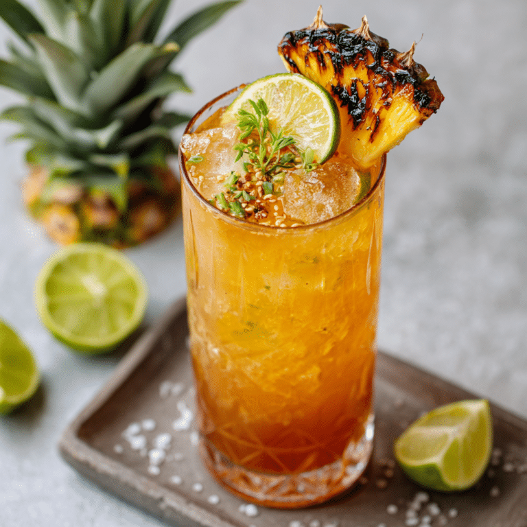 Charred Pineapple & Soy Caramel Cooler Recipe