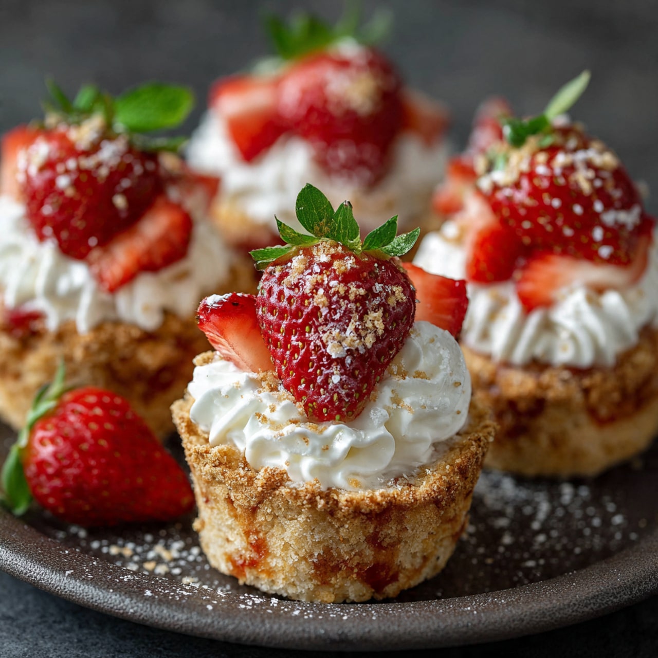 Strawberry Shortcake Cups (Mini) Recipe - Recipe Image