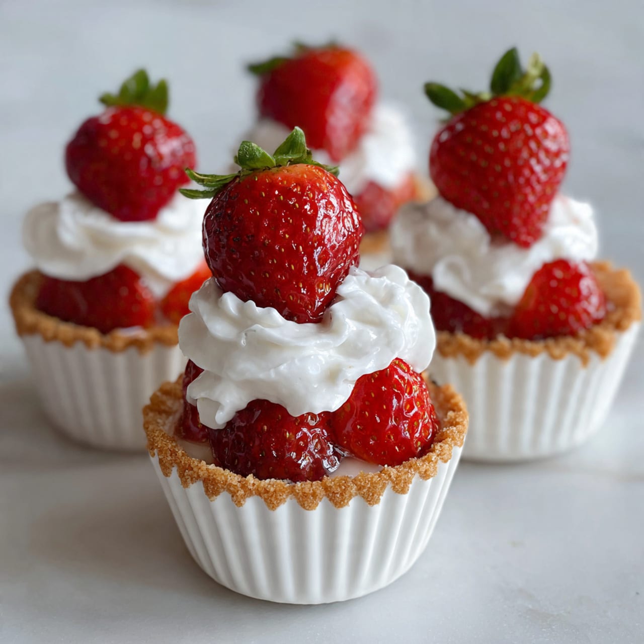 Strawberry Shortcake Cups (Mini) Recipe