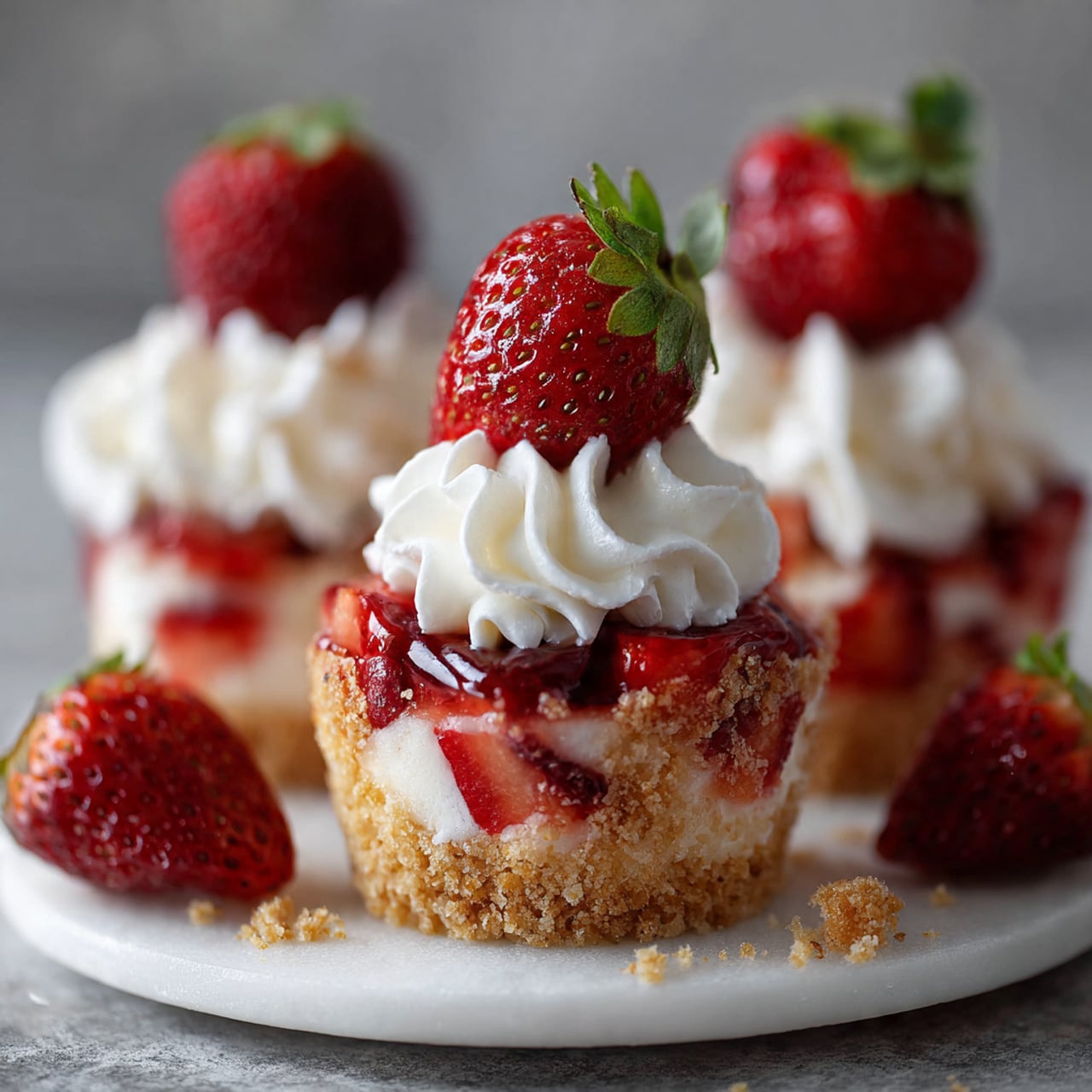 Strawberry Shortcake Cups (Mini) Recipe - Recipe Image