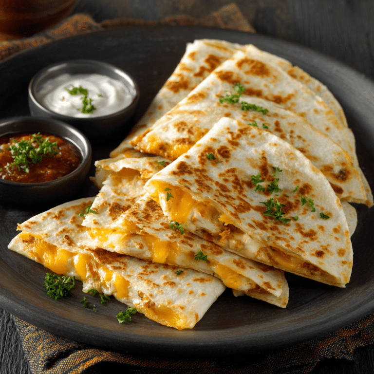 Chicken Cheese Quesadillas Recipe