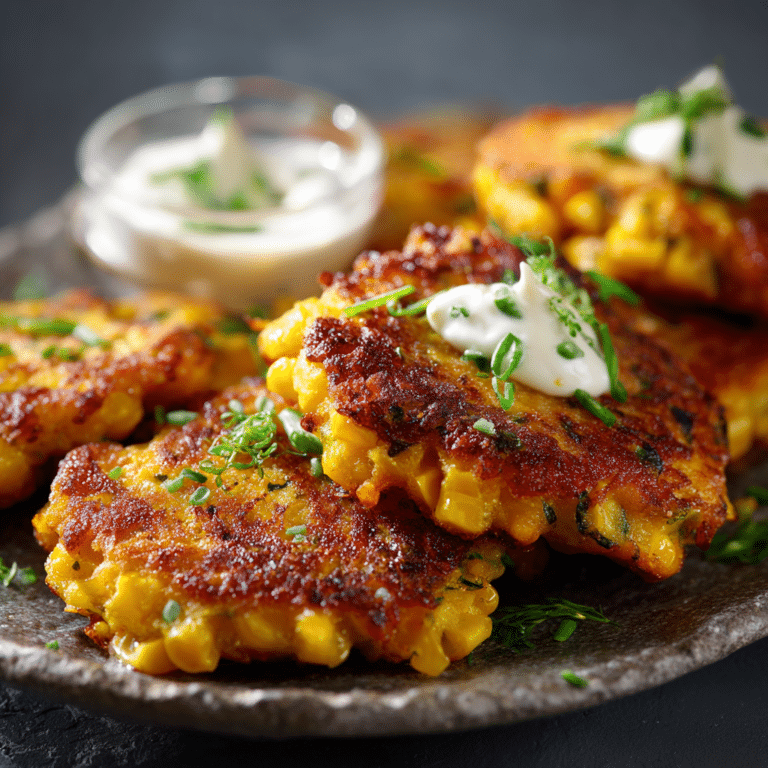 Cheesy Corn Fritters Recipe