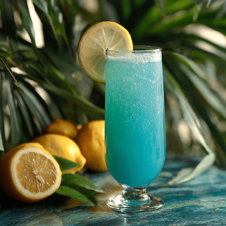 Blue Lagoon Mocktail Recipe