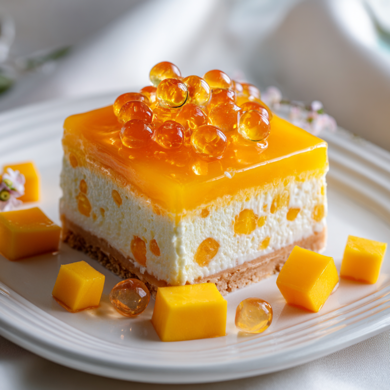 Mango Sago Cheesecake Recipe