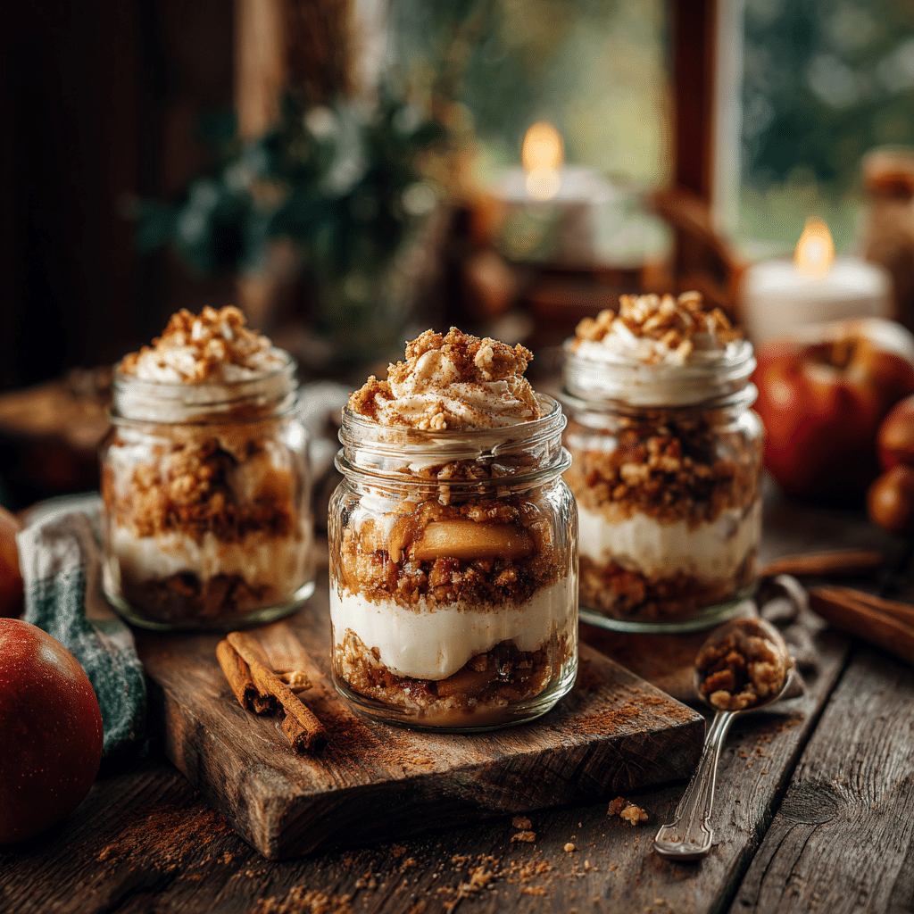 Cinnamon Apple Crumble Jars Recipe