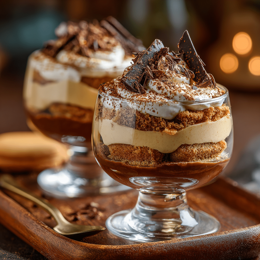 Tiramisu Mocha Mousse Cups Recipe