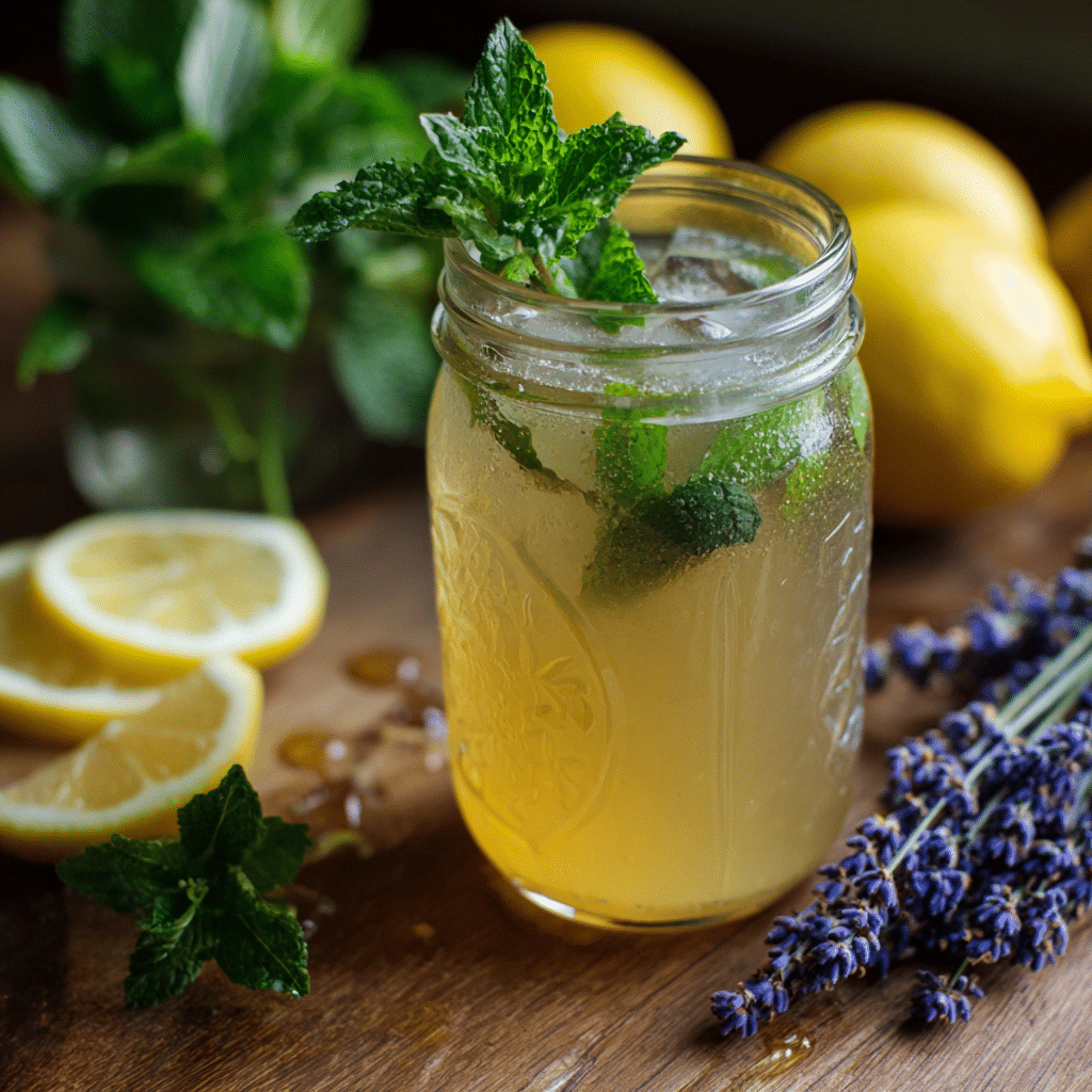 Lavender Lemon Mint Cooler Recipe