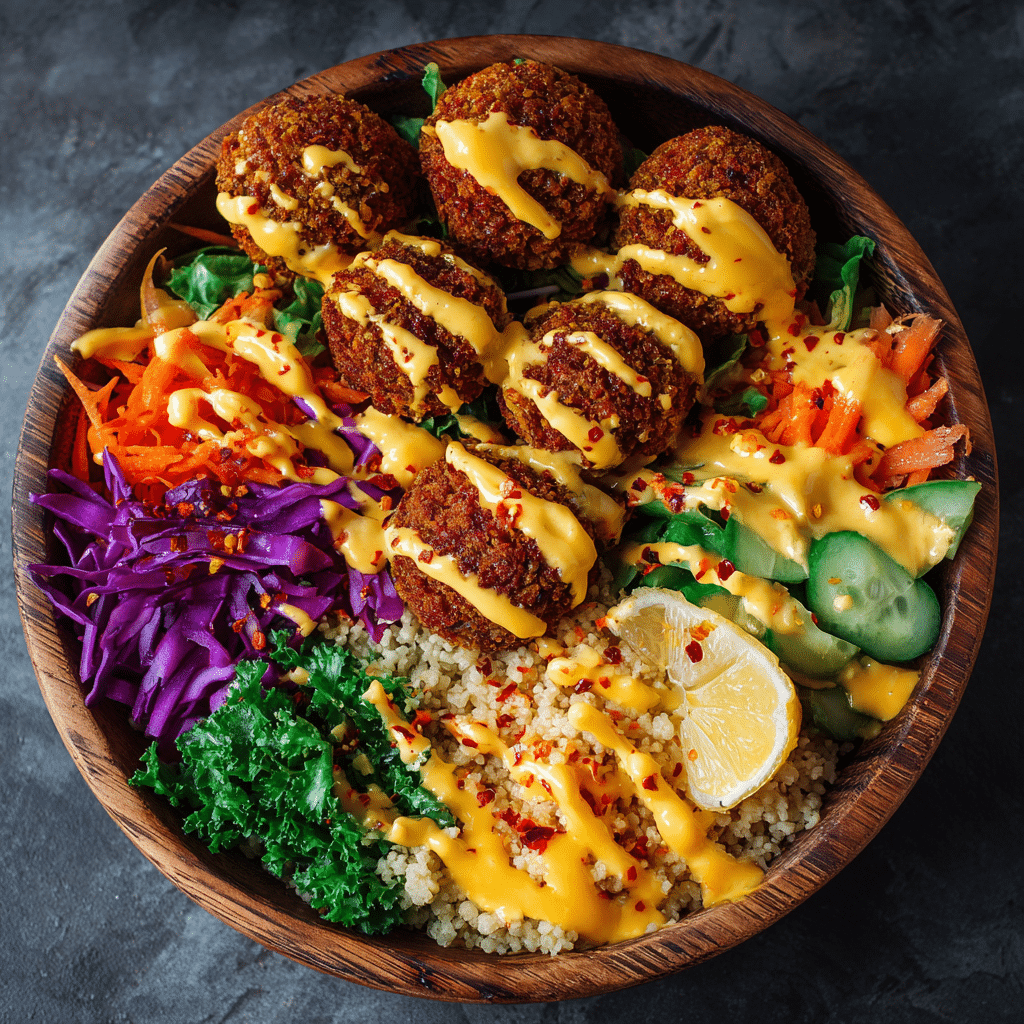 Firecracker Falafel Bowl Recipe - Recipe Image