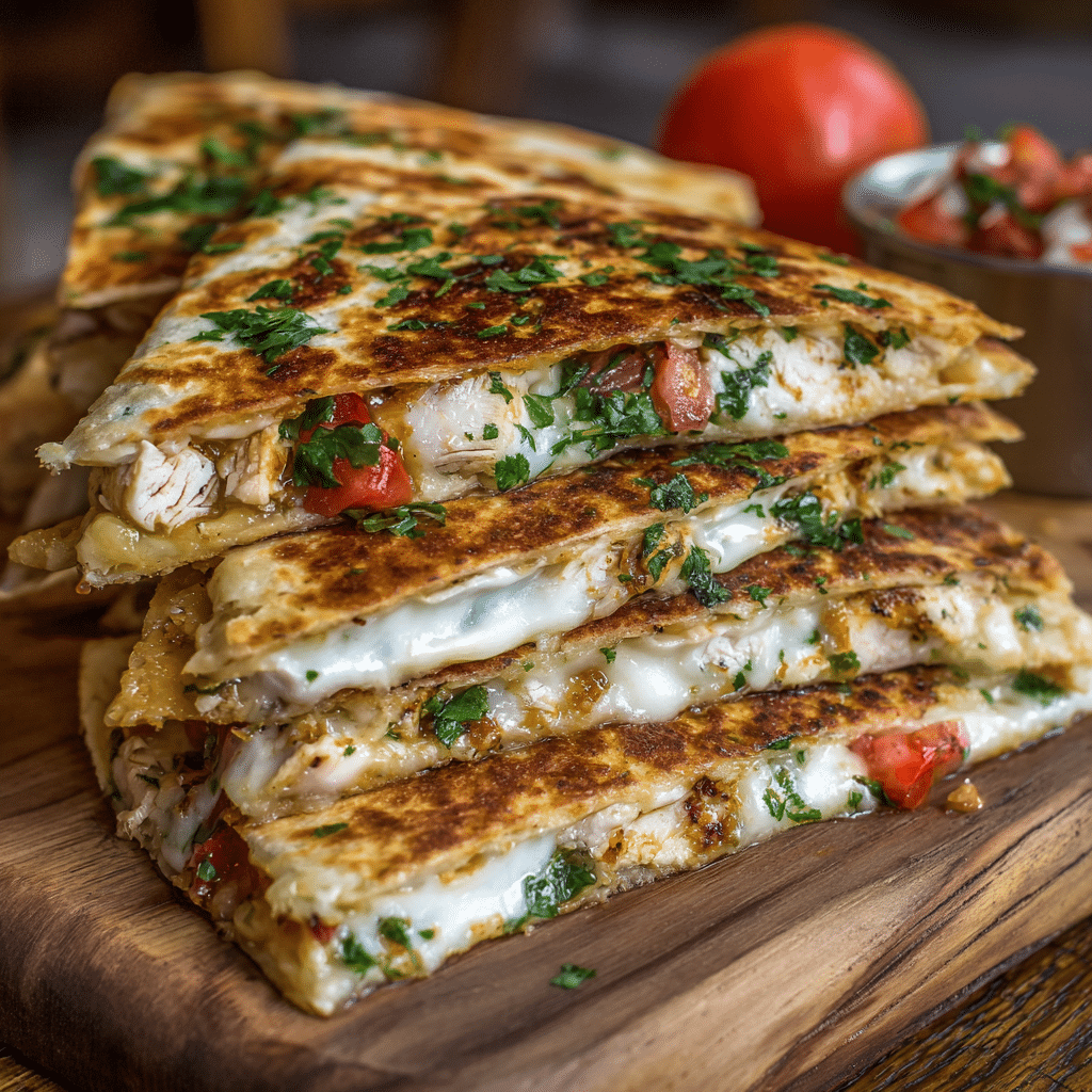 Chicken Cheese Quesadillas Recipe - Recipe Image