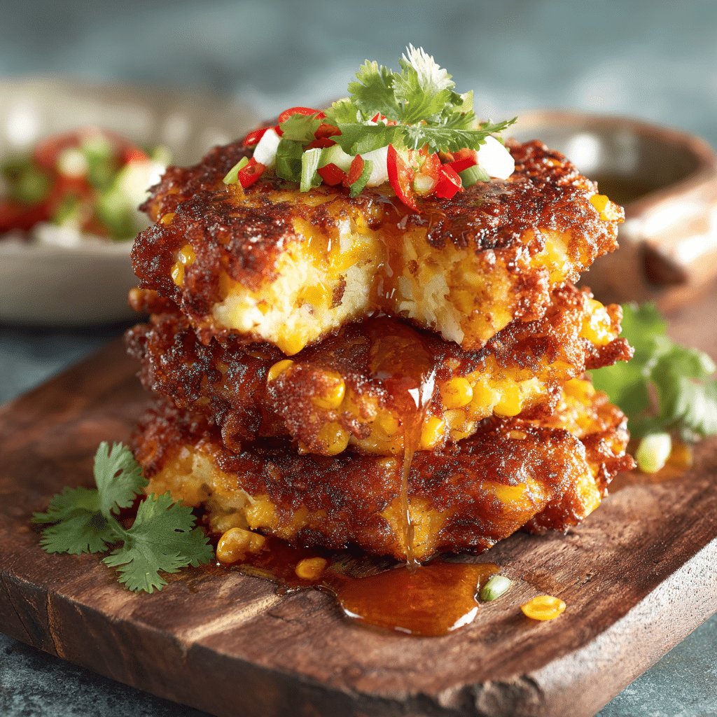 Cheesy Corn Fritters Recipe - Recipe Image