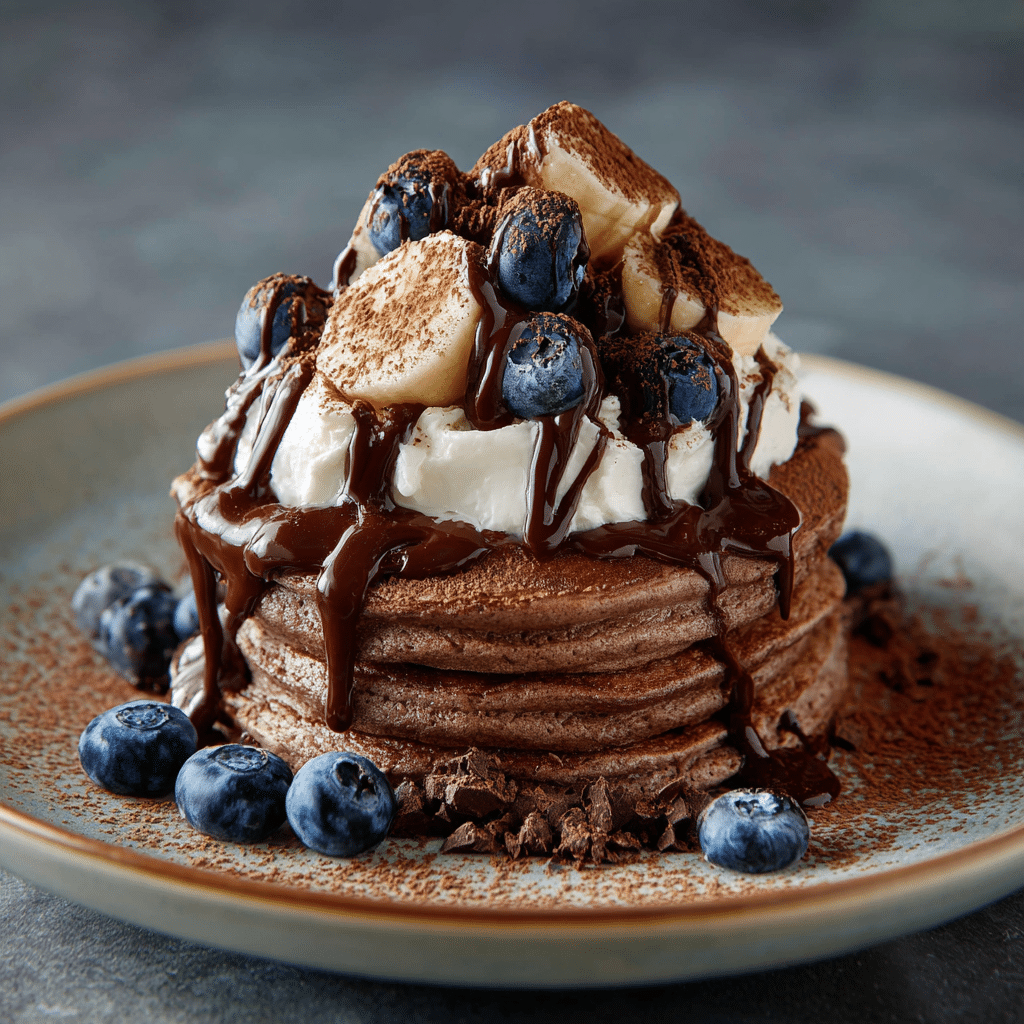 Chocolate Pancakes Recipe - Recipe Image
