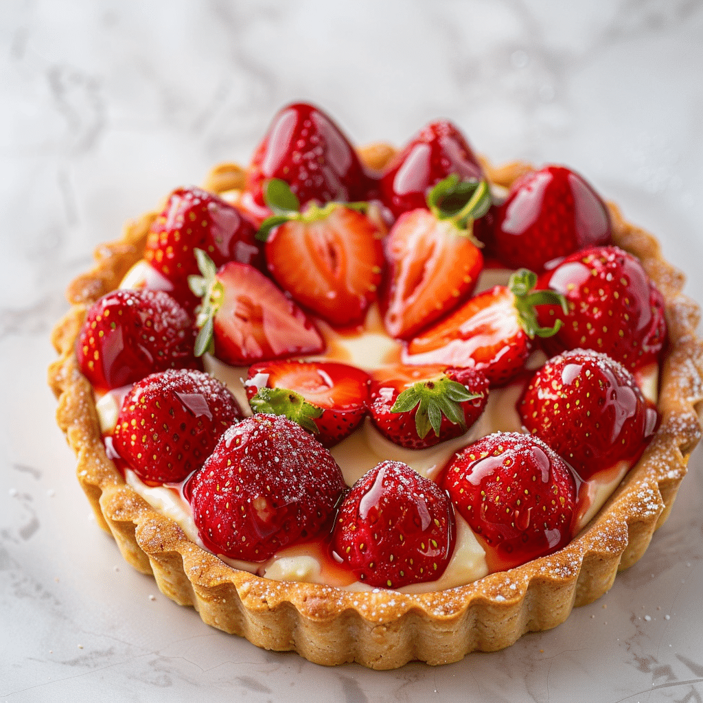 Strawberry Tart Recipe - Recipe Image