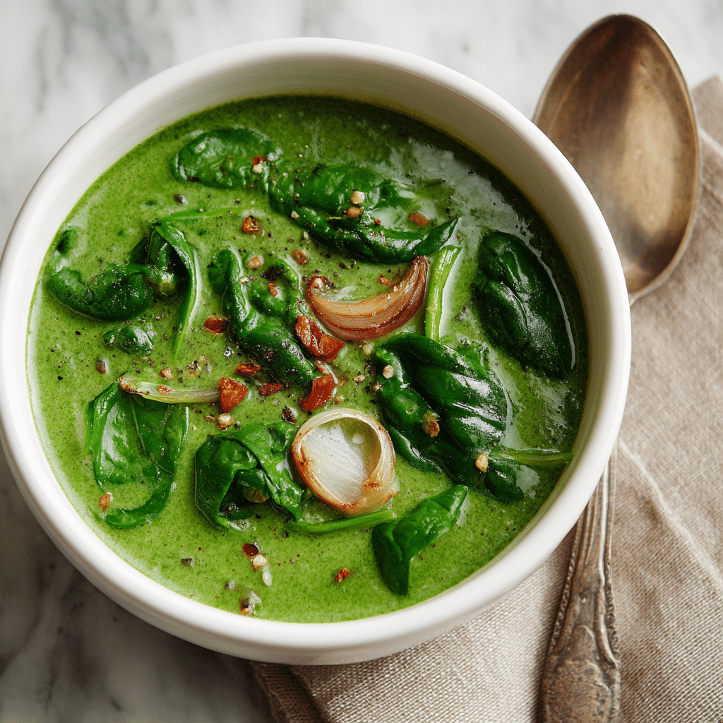 Spinach Soup Recipe - Recipe Image