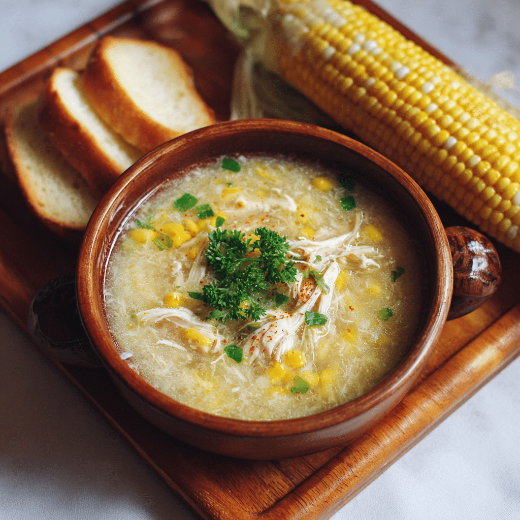 Chicken Corn Soup Recipe - Recipe Image