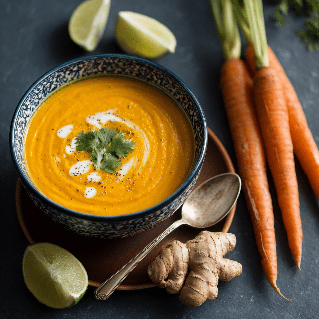 Carrot Ginger Soup Recipe - Recipe Image