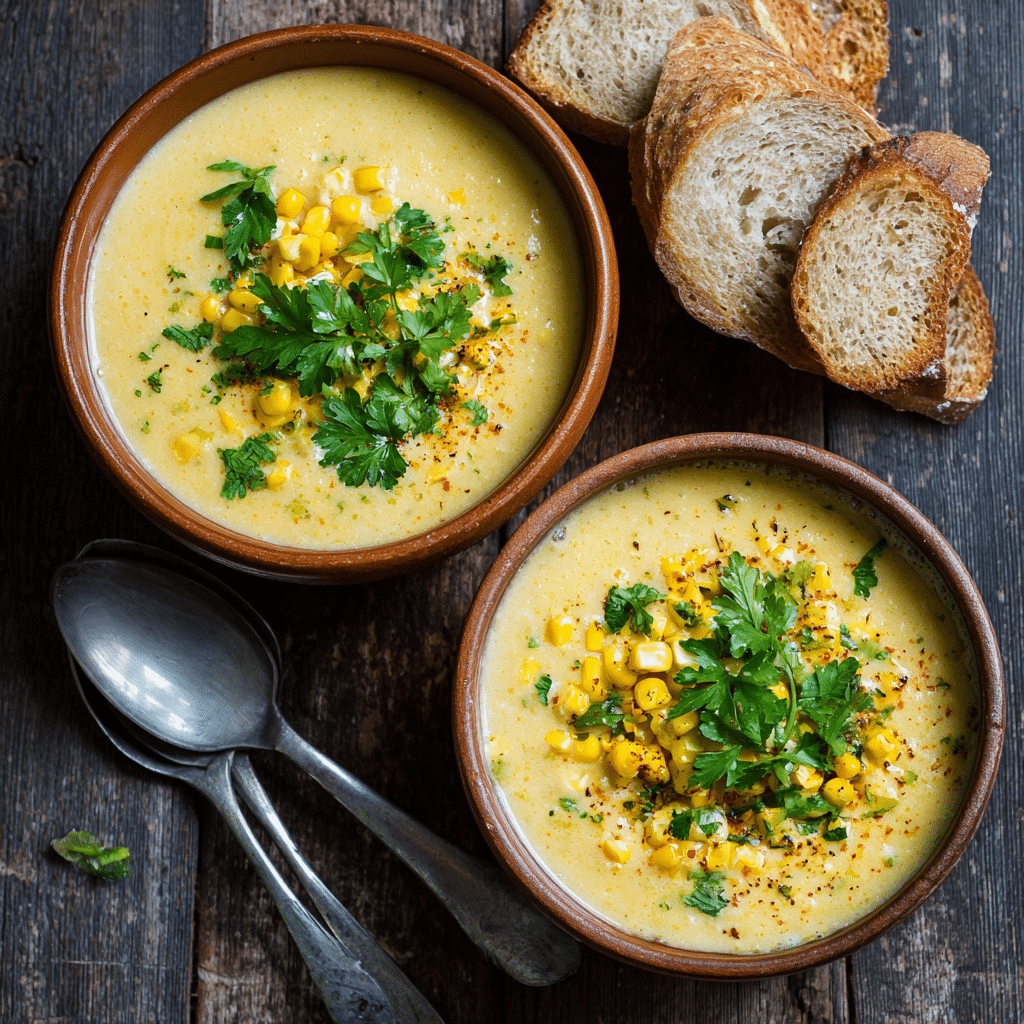 Corn Soup Recipe - Recipe Image