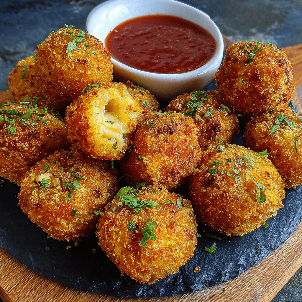 Crispy Potato Cheese Balls Recipe - Recipe Image