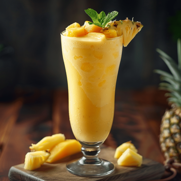 Pineapple Peach Smoothie Recipe
