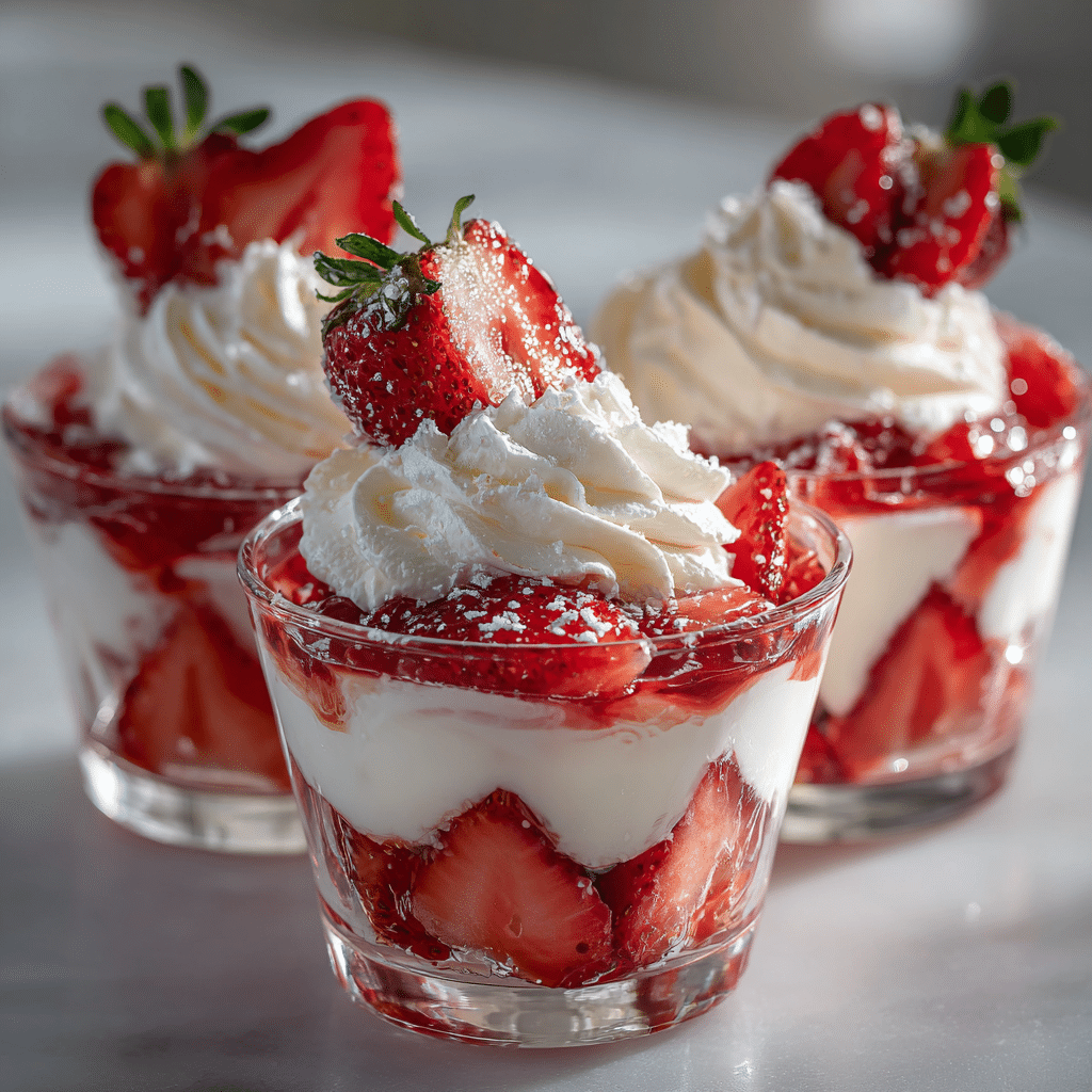 White Chocolate Strawberry Cups Recipe - Recipe Image