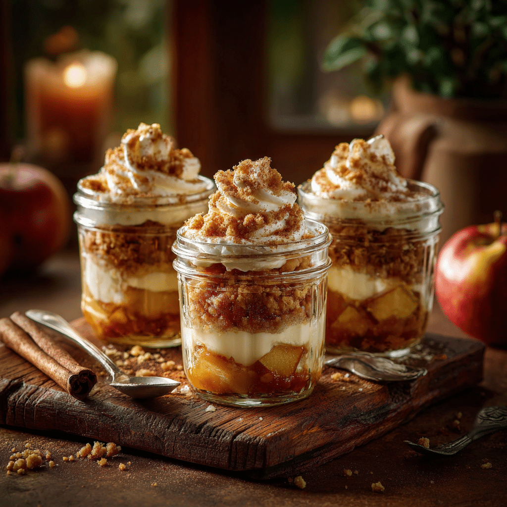 Cinnamon Apple Crumble Jars Recipe - Recipe Image