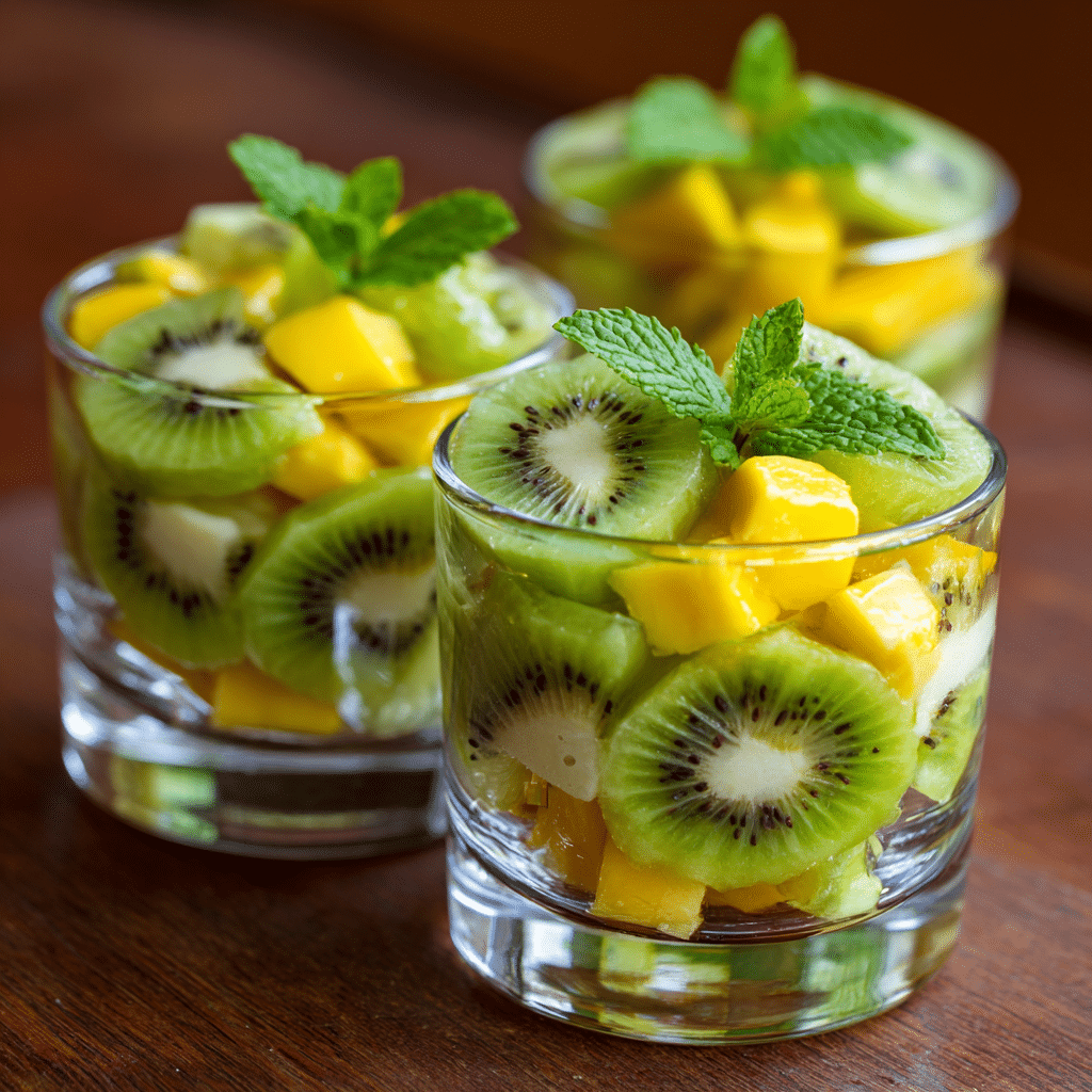 Kiwi Mango Fruit Cups Recipe - Recipe Image