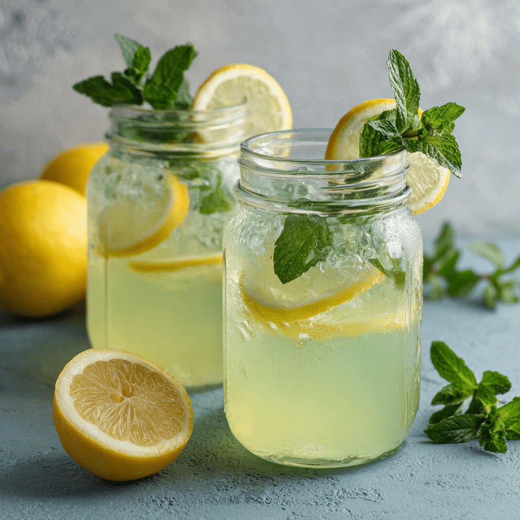 Classic Mint Lemonade Recipe - Recipe Image