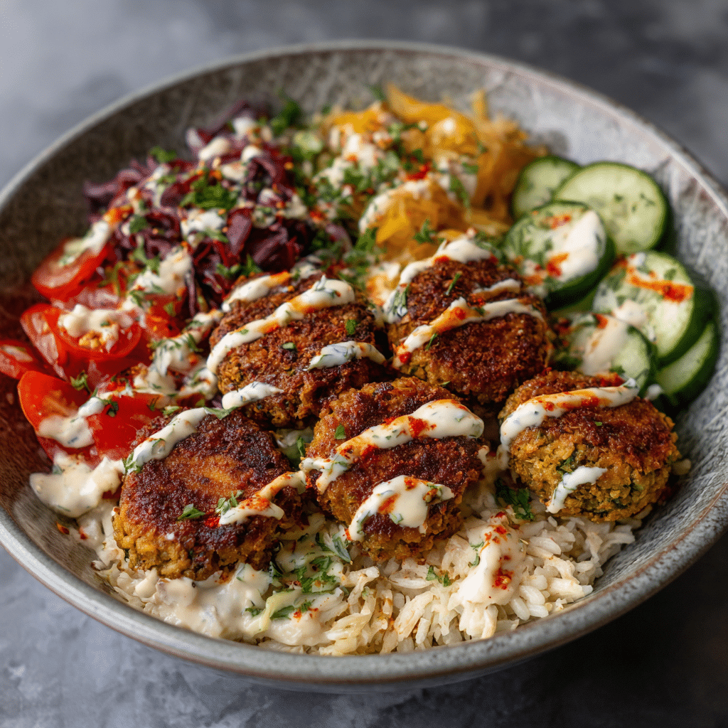 Firecracker Falafel Bowl Recipe - Recipe Image