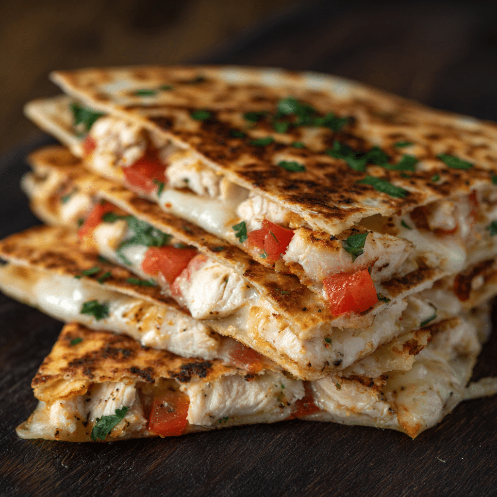 Chicken Cheese Quesadillas Recipe - Recipe Image