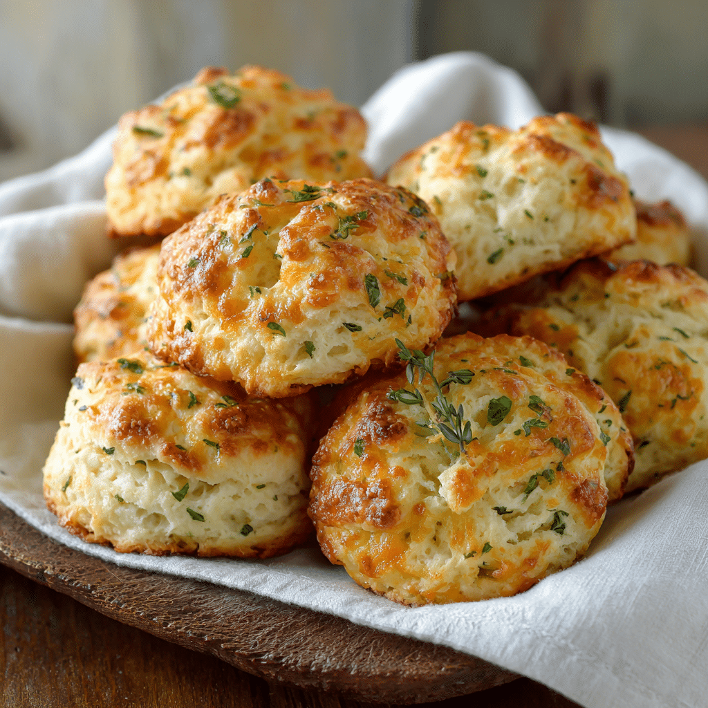 Garlic Herb Cheese Biscuits Recipe - Recipe Image