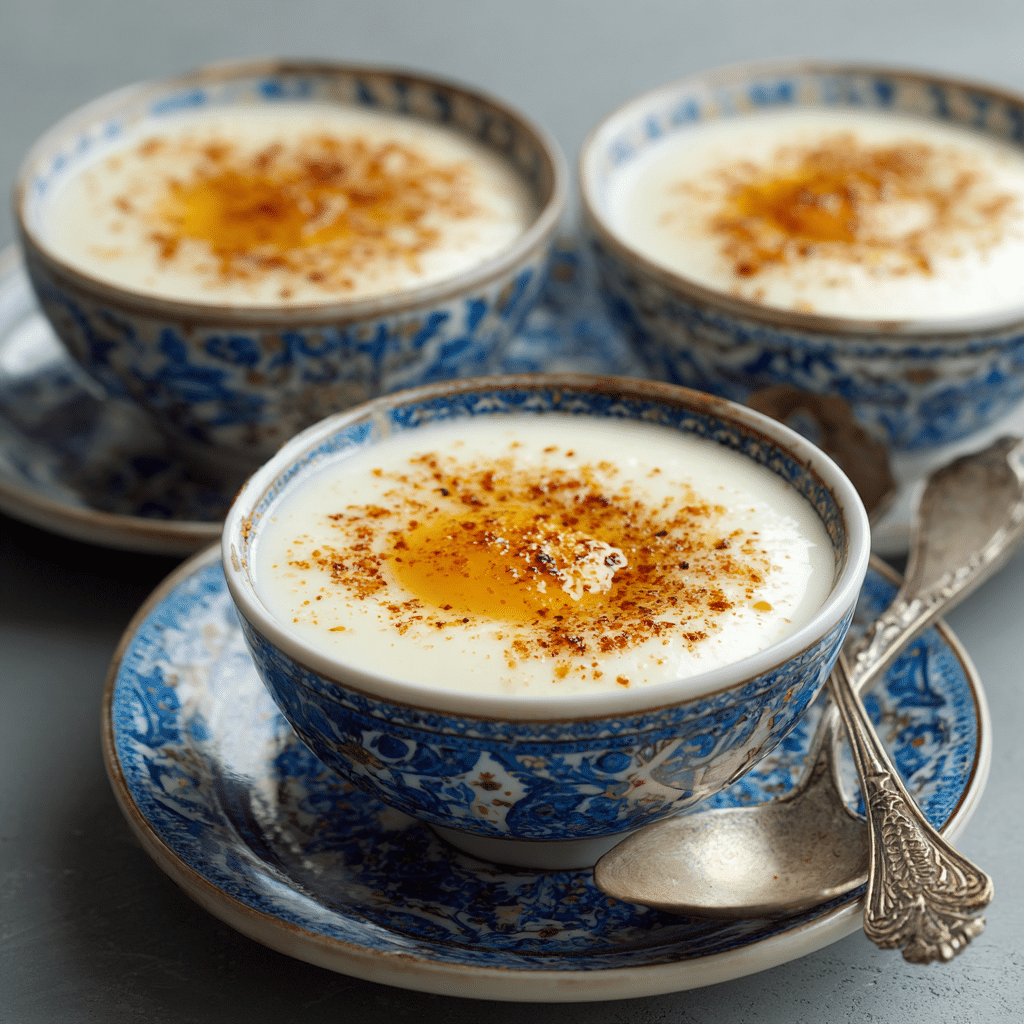 Muhallebi (Turkish Milk Pudding) Recipe - Recipe Image