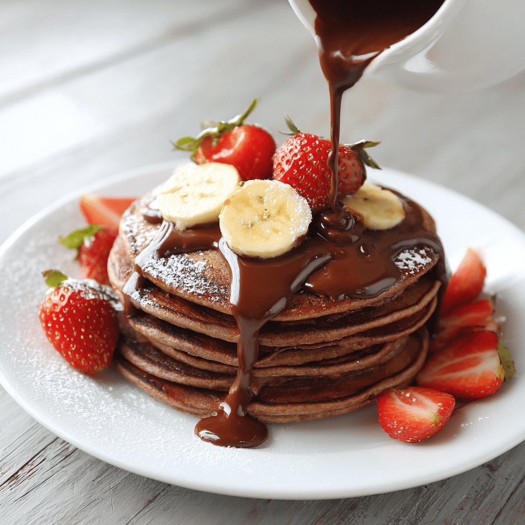 Chocolate Pancakes Recipe - Recipe Image
