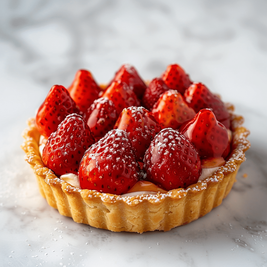 Strawberry Tart Recipe - Recipe Image
