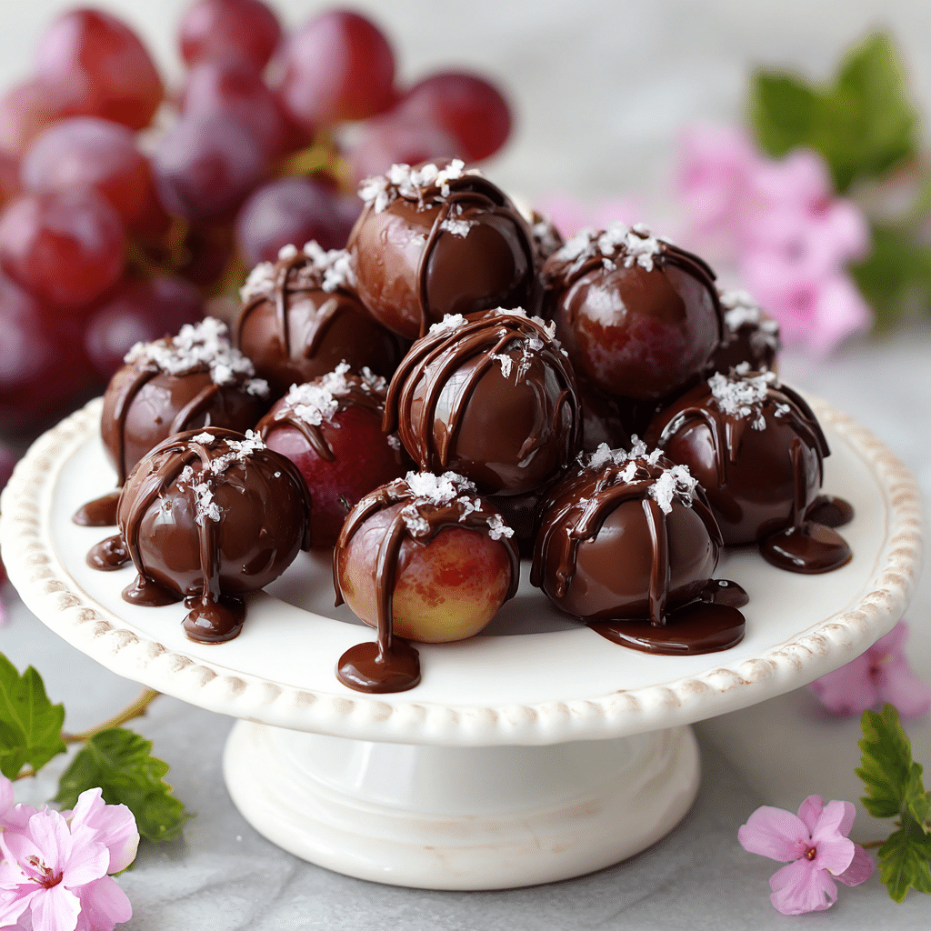 Chocolate Covered Grapes Recipe - Recipe Image