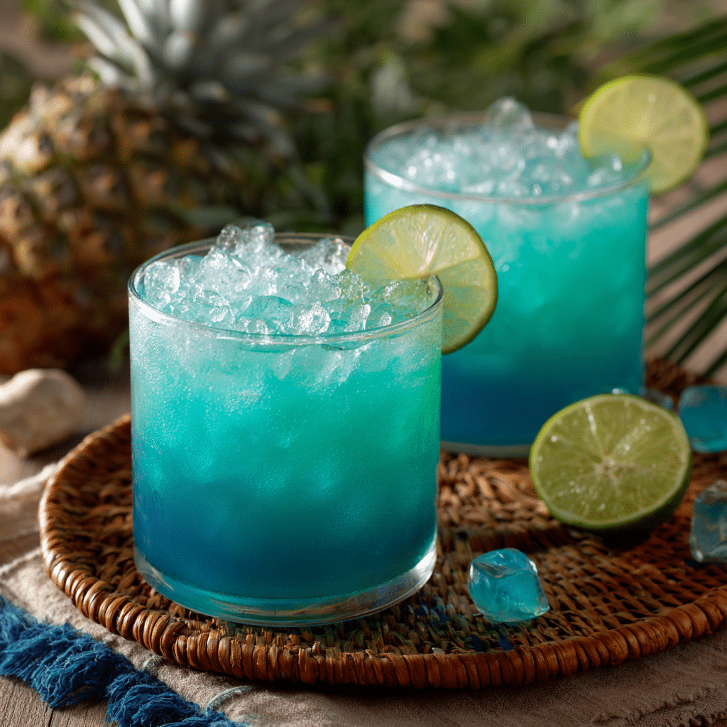 Blue Lagoon Mocktail Recipe - Recipe Image