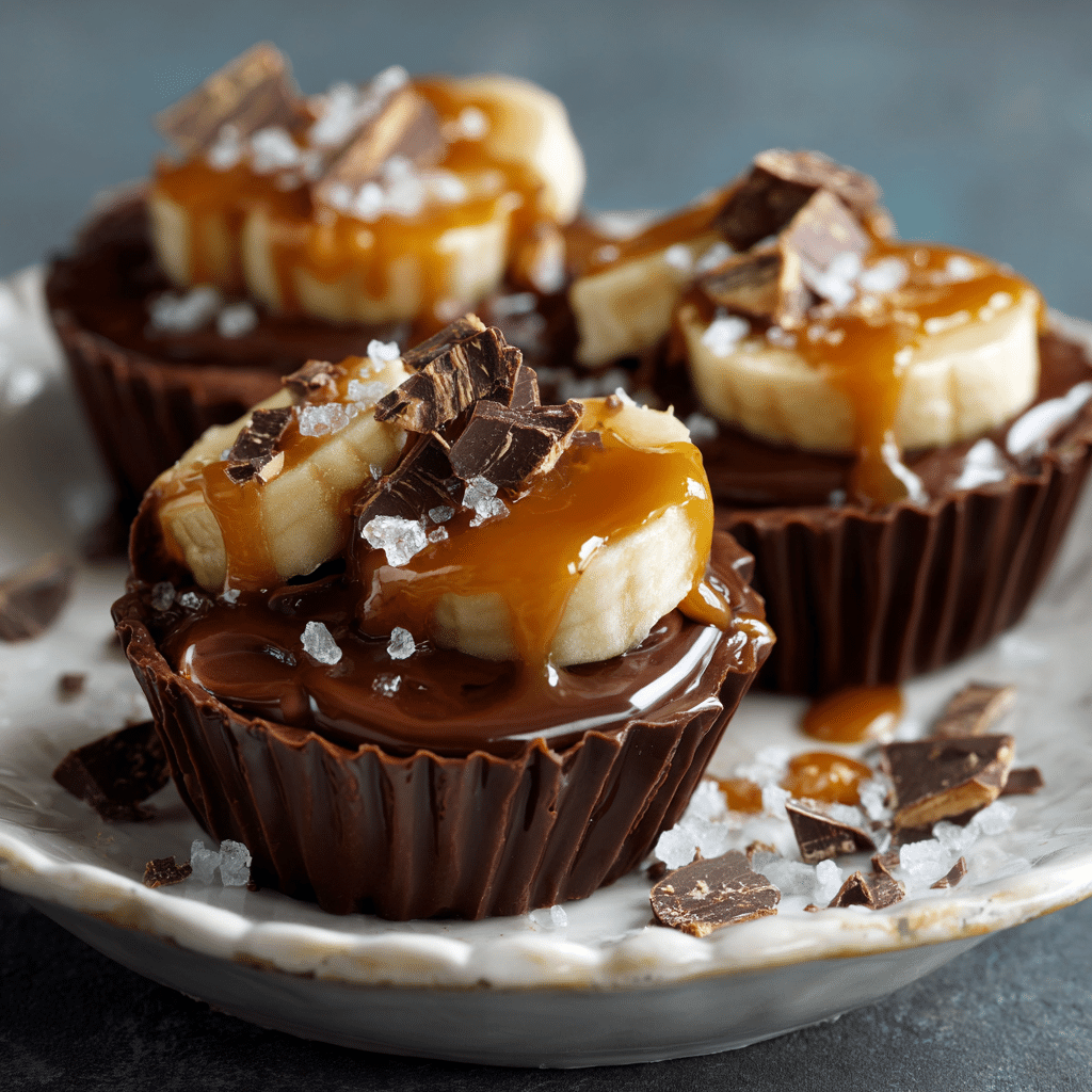 Chocolate Caramel Banana Cups Recipe