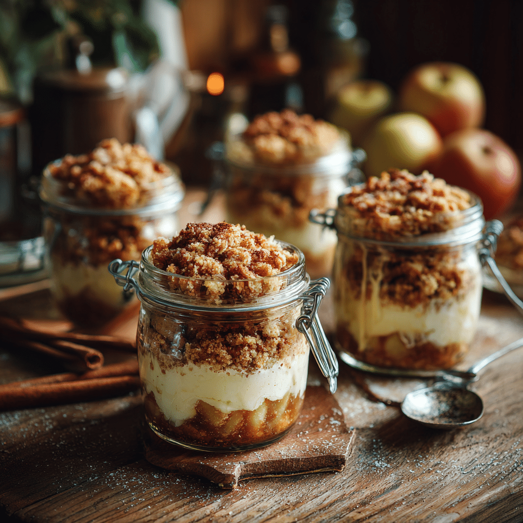 Cinnamon Apple Crumble Jars Recipe - Recipe Image