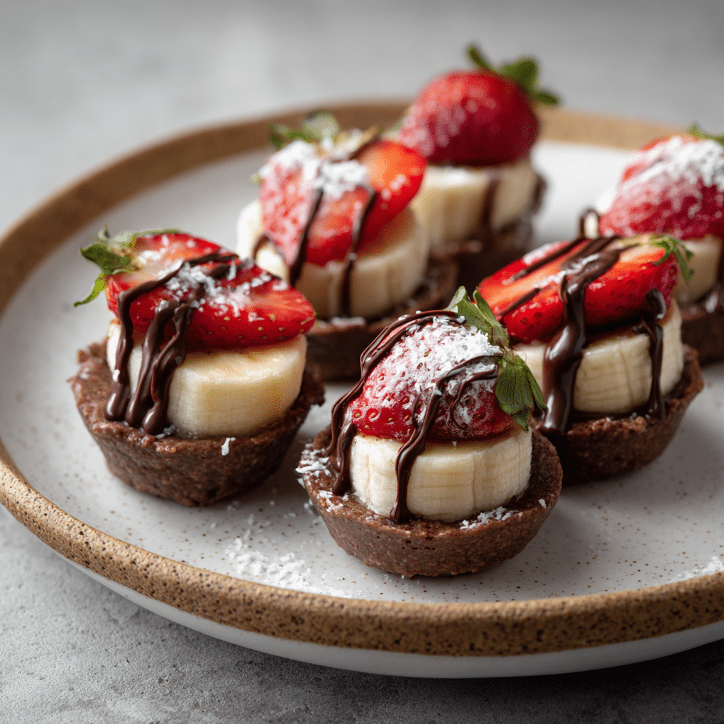 Chocolate Strawberry Banana Bites Recipe - Recipe Image