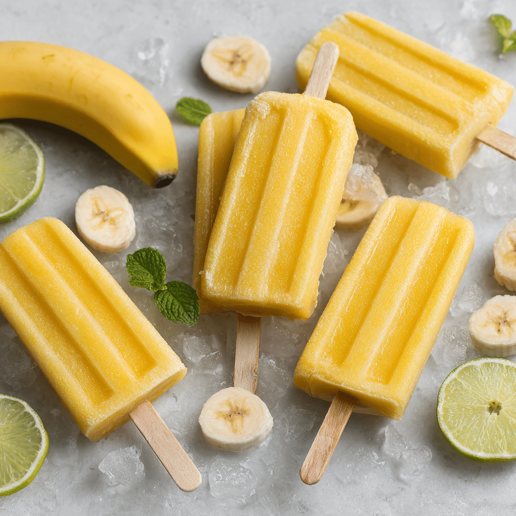 Mango Banana Popsicles Recipe - Recipe Image
