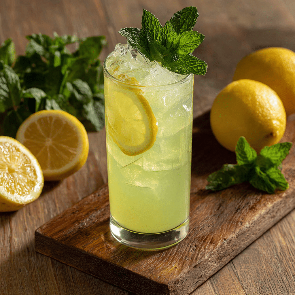 Classic Mint Lemonade Recipe - Recipe Image